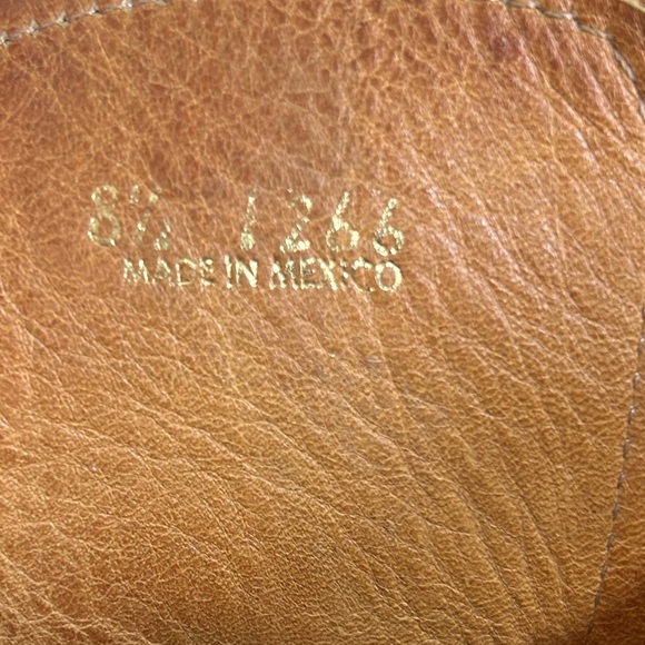 Bed Stu Cobbler Series Studded Distressed Brown Leather Lace-Up Boots Size 8.5 - Picture 14 of 15